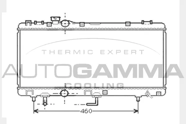 Radiator, engine cooling (104742)