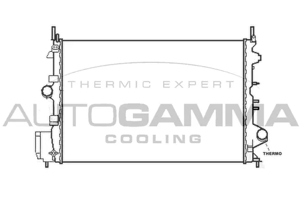 Radiator, engine cooling (105434)