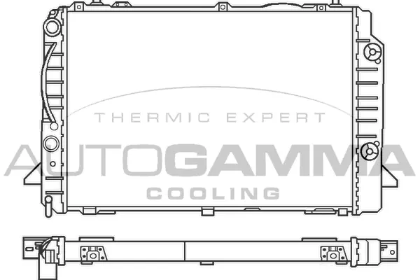 Radiator, engine cooling (100053)