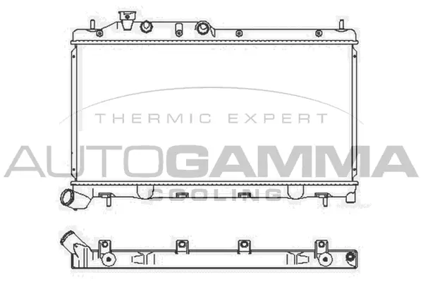 Radiator, engine cooling (107239)