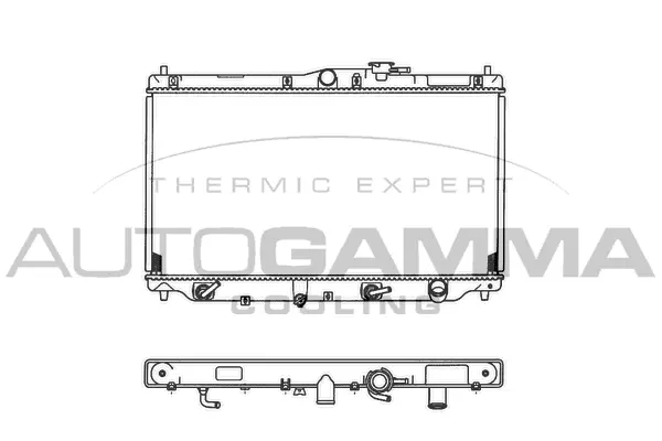 Radiator, engine cooling (101993)