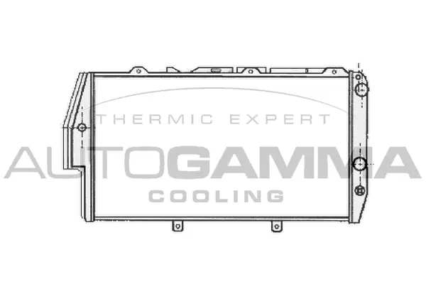 Radiator, engine cooling (102026)