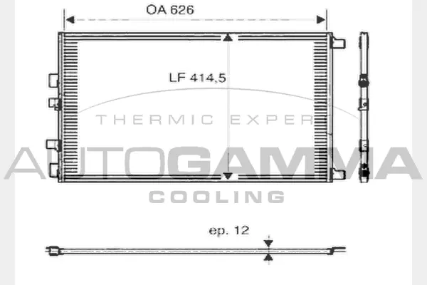 Condenser, air conditioning (104641)