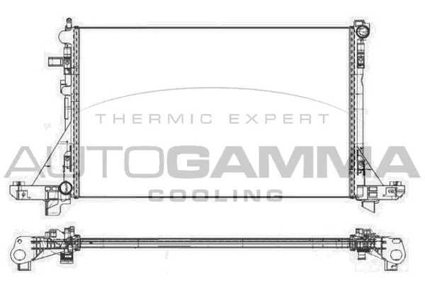 Radiator, engine cooling (107109)
