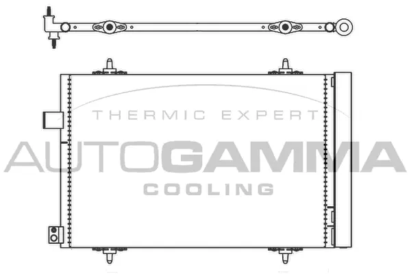 Condenser, air conditioning (105585)