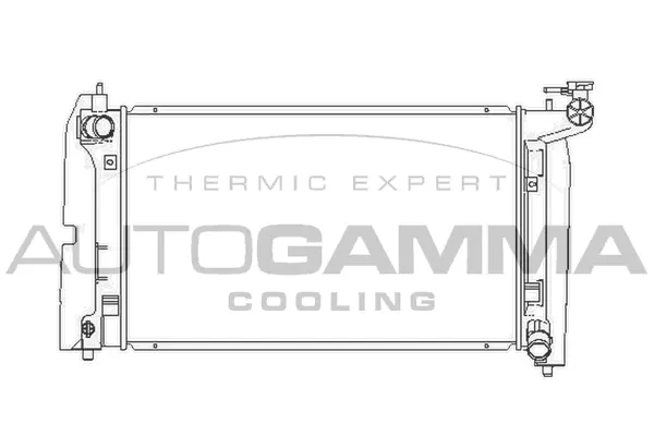 Radiator, engine cooling (104126)