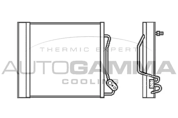 Condenser, air conditioning (105509)