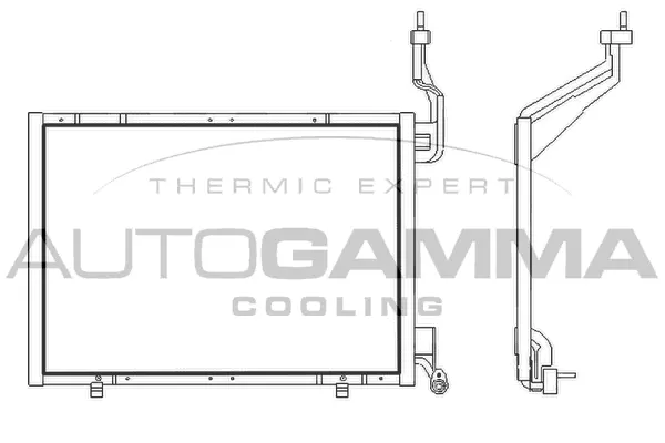 Condenser, air conditioning (107150)