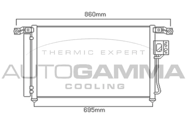 Condenser, air conditioning (104099)