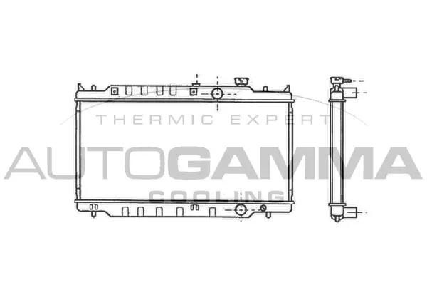 Radiator, engine cooling (102139)