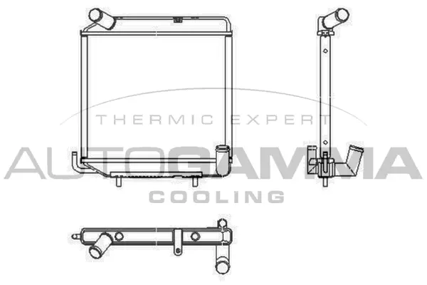 Radiator, engine cooling (104223)