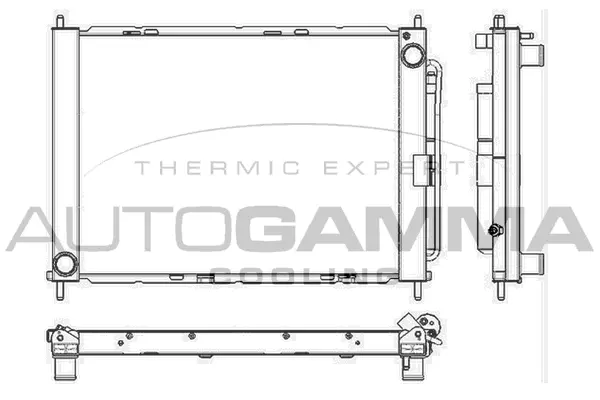 Radiator, engine cooling (105812)
