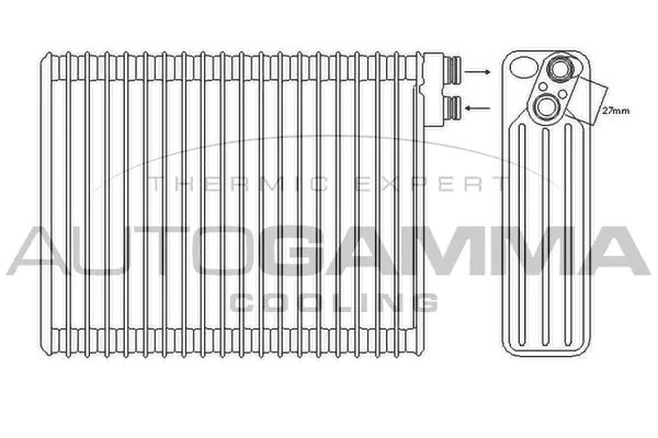 Evaporator, air conditioning (112234)