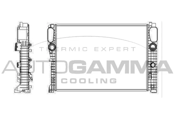 Radiator, engine cooling (103338)