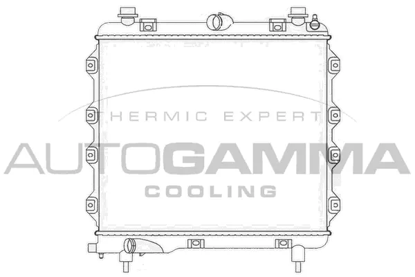 Radiator, engine cooling (107702)