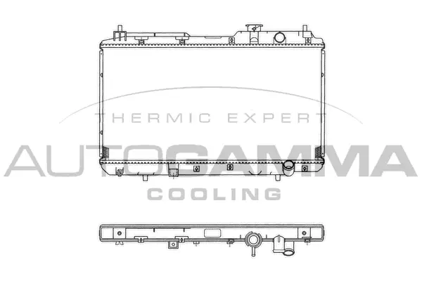 Radiator, engine cooling (102853)