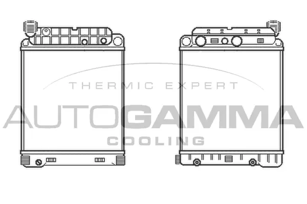 Radiator, engine cooling (401114)