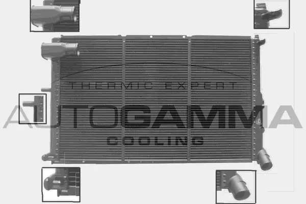 Radiator, engine cooling (100222)