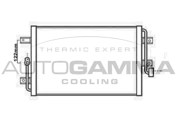 Condenser, air conditioning (104897)