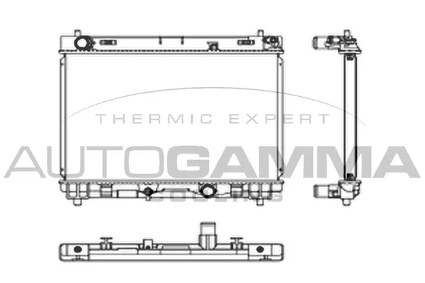 Radiator, engine cooling (105908)