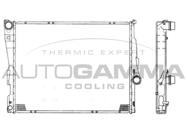 Radiator, engine cooling (101127)