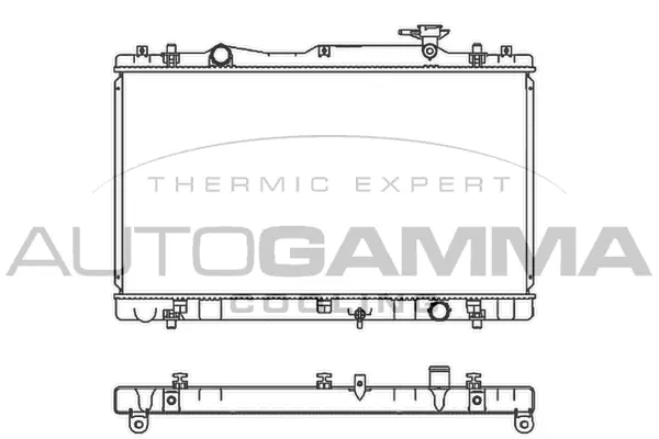 Radiator, engine cooling (107326)