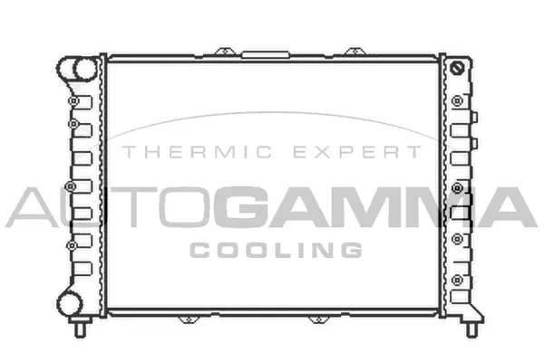 Radiator, engine cooling (105432)