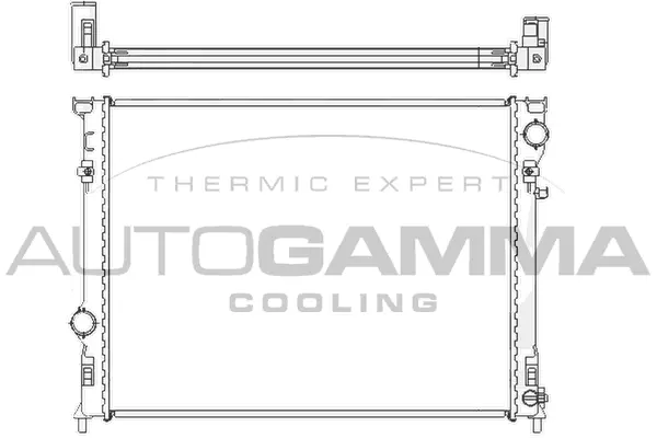 Radiator, engine cooling (104925)