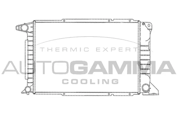 Radiator, engine cooling (102092)