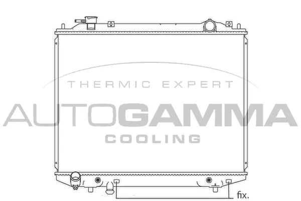 Radiator, engine cooling (104621)