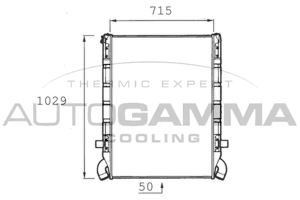 Radiator, engine cooling (400088)