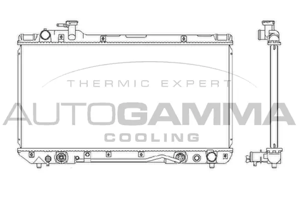 Radiator, engine cooling (104000)