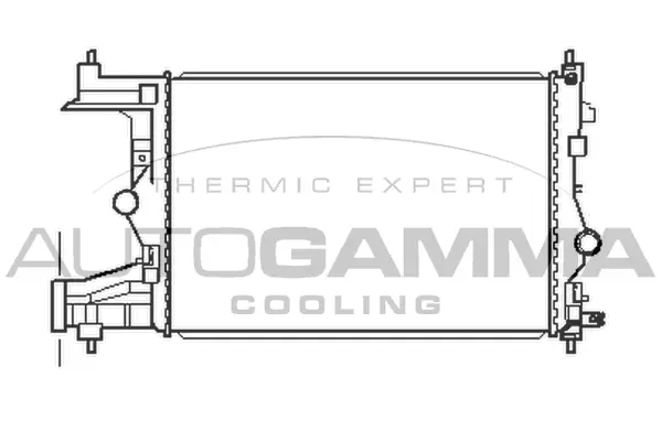 Radiator, engine cooling (105443)