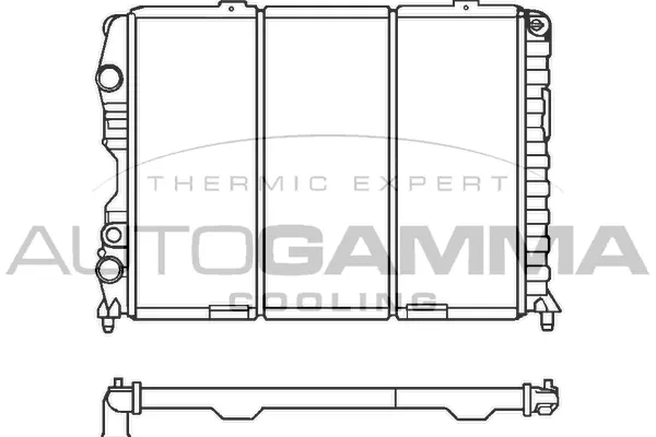 Radiator, engine cooling (100029)