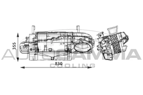 Heat Exchanger, interior heating (304764)