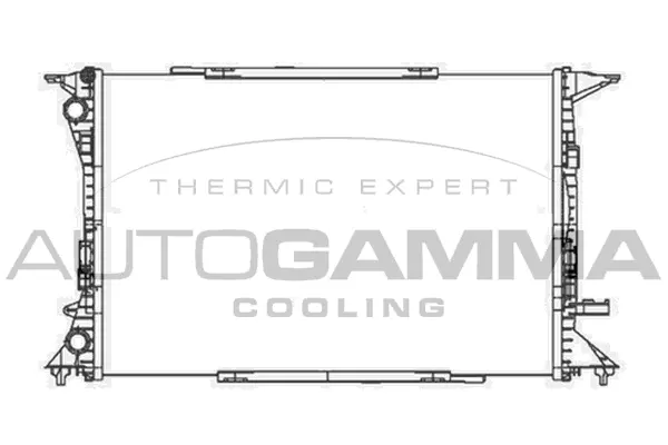 Radiator, engine cooling (105612)