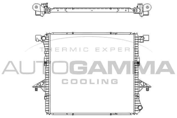 Radiator, engine cooling (107244)