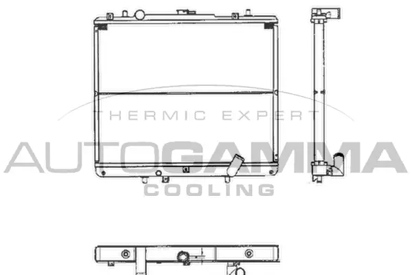 Radiator, engine cooling (103999)