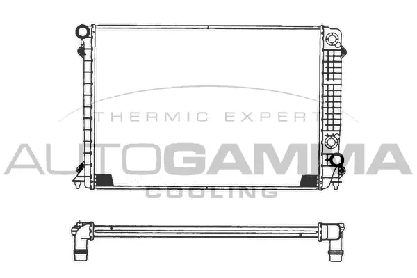 Radiator, engine cooling (101118)