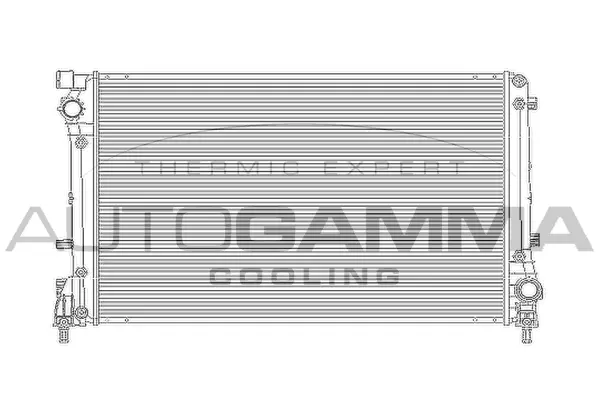 Radiator, engine cooling (105370)