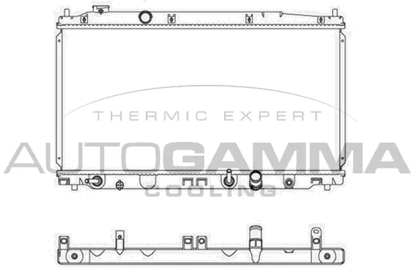 Radiator, engine cooling (107452)