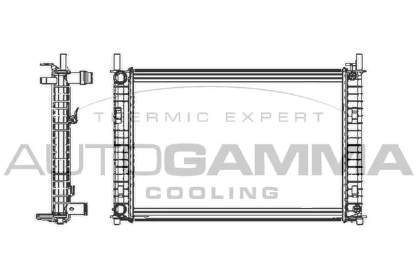 Radiator, engine cooling (103420)