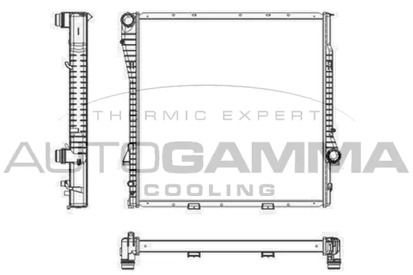 Radiator, engine cooling (104167)