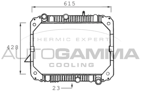 Radiator, engine cooling (400486)