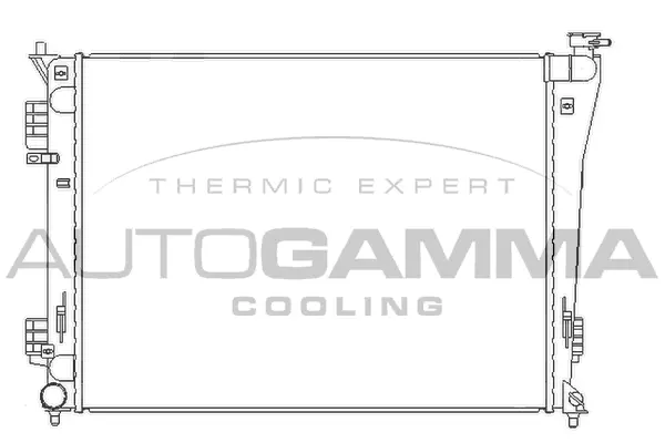 Radiator, engine cooling (105836)