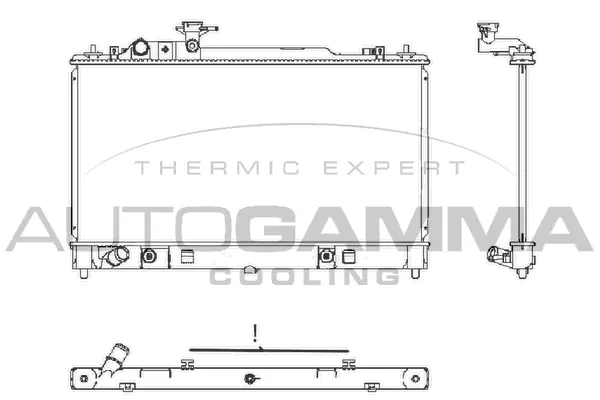 Radiator, engine cooling (107645)