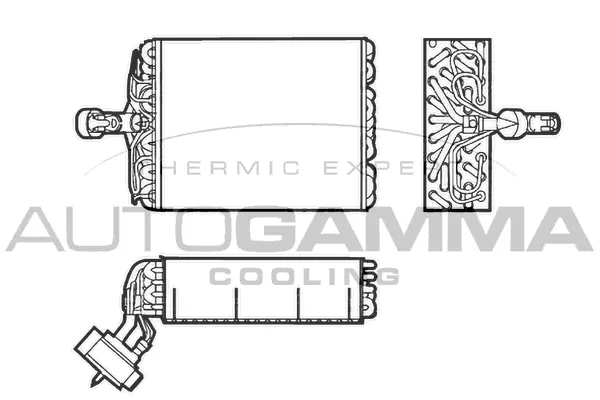 Evaporator, air conditioning (112030)