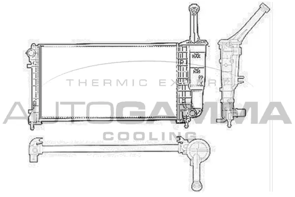 Radiator, engine cooling (103758)