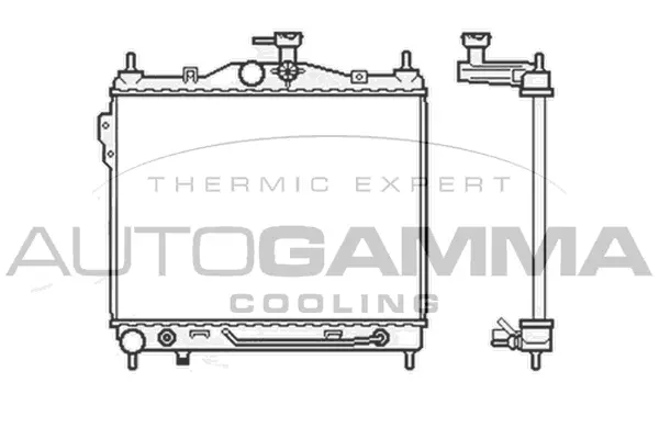 Radiator, engine cooling (104076)