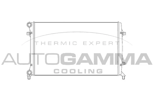 Radiator, engine cooling (105324)